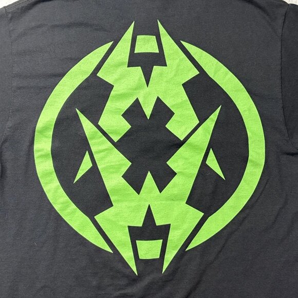 Vintage Municipal Waste Terror Shark Size Small Two Sided Black Graphic T-Shirt - Picture 4 of 9